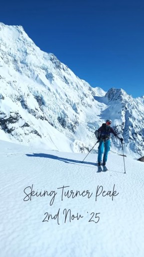 Still skiing in November? Absolutely. ❄️⛷️
And finally — a proper break in those relentless spring westerlies.
While the wind took a breather, we grabbed the skis and made a quick dash from Caroline Hut up Turner Peak — sneaking in a lap between digging out the hut and restock duties. Firm climbs, smooth turns, and that sweet feeling of winter hanging on in the high alpine.
Spring might be trying its best… but we’re still skiing ⛷️🤙
#SkiMountaineering #SpringSkiing #TurnerPeak #CarolineHut #AorakiMountCook #BackcountrySkiing #SkiUphill #EarnYourTurns #SouthernAlps #AlpineRecreation #NZMGA #GuidesLife - Caroline Hut - #383