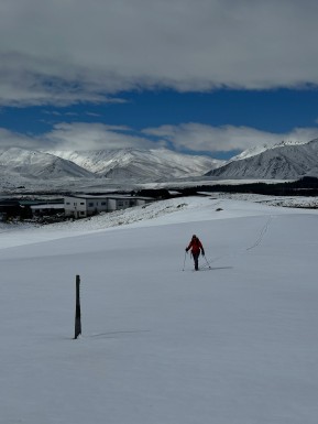 It’s meant to be spring… and just like that, we’re straight back to winter. ❄️
We were meant to fly into O’Leary’s Hut this morning, but the weather had other ideas. Heavy snow around Tekapo ruled out any chance of a flight, so we switched gears and made the most of a day closer to town.
With the focus on skills, we worked through rope systems and crevasse rescue techniques. Once the snow eased and the clouds lifted, we headed outside to a completely transformed Tekapo landscape — everything was white!
A lap on the cross-country skis, a refresher on avalanche beacon searches and some prussicking practice rounded out a fun and productive day.
Fresh snow is on the ground and we’re looking forward to putting it to good use tomorrow. 🎿❄️
📷 @elke_mountain_guide
#SkiTouring #BackcountrySkiing #TekapoSnow #SpringSkiing #WinterIsNotOver - It’s meant to be spring… and just like that, we’re straight back to winter. 5