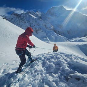 Winter mountaineering is no time for shortcuts ❄️🏔️
Back in July, we headed into Caroline Hut for a Winter Mountaineering Course packed with practical skills and plenty of time in real winter conditions.
Over the course, our guests worked on:
🧗 Crampon & ice axe techniques
🪢 Ropework, anchors & abseiling
🏔️ Alpine route finding & navigation
❄️ Avalanche awareness & companion rescue
🌨️ Mountain weather & snowpack assessment
🥶 Cold weather management & emergency shelters
…and much more.
Winter alpine conditions are challenging — shorter days, deep snow, ice, cold temperatures and rapidly changing weather all demand a higher level of preparation.
That’s why our winter mountaineering courses run at a maximum 1:2 guide-to-guest ratio. The small groups allow plenty of individual coaching, hands-on practice and time to develop good decision-making skills.
Every course is also customised to the participants and the conditions, with the flexibility to include specific skills or training objectives you want to work on.
Train for winter. Build skills. Become a more capable and confident mountain traveller.
📸 @pablo_borjas
#WinterMountaineering #MountaineeringCourse #AorakiMountCook #MountainSkills #AlpineClimbing - Winter mountaineering is no time for shortcuts ❄️🏔️ Back in July, we headed into Caroline Hut for a Winter Mountaineering Course packed with practical skills and plenty of time in real winter conditions. 1