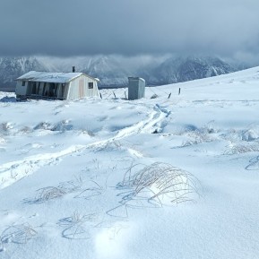 Conditions update from guide @reiseraxel up at Rex Simpson Hut:
🌨️ 20cm of fresh snow overnight, a bit of wind effect here and there, but still great fun cruising around on skinny Nordic skis.
His words of wisdom for the day: “You sure can’t Nordic on Alpine, but no one stops you from Alpine on Nordic!” 🤣⛷️
Sounds like they’re having fun up there!
#NordicSkiing #SkinnySkiing #SkiTouringNZ #RexSimpsonHut #TwoThumbRange #LakeTekapo #AlpineRecreation #FreshSnow #BackcountrySkiing #WinterFun #NZMGA #GuidesLife - Conditions update from guide @reiseraxel up at Rex Simpson Hut: 🌨️ 20cm of fresh snow overnight, a bit of wind effect here and there, but still great fun cruising around on skinny Nordic skis. 3