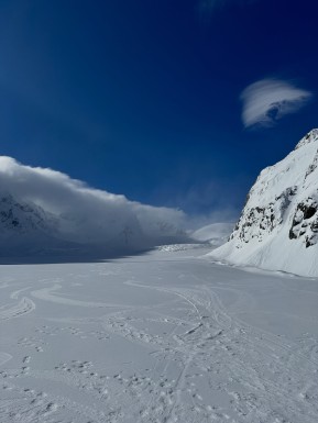 A break in the weather last week gave us the chance to get up onto the Tasman Glacier – and what a truly special place it is 🏔️⛷️
Skiing through incredible ice features, dwarfed beneath the highest peaks in the Southern Alps. A scenic lunch high on the Main Divide below Hochstetter Dome. And time for some beautiful spring corn laps on the Bonney Glacier.
With all the recent storms, the glacier is super well filled at the moment, with very few open crevasses – a pure delight to travel and ski through.
A privilege, as always, to spend time in such a spectacular and special place. ❄️💙
📸 @elke_mountain_guide
#SkiTouring #GlacierSkiing #SkiMountaineering #BackcountrySkiing #AorakiMountCookNationalPark - A break in the weather last week gave us the chance to get up onto the Tasman Glacier – and what a truly special place it is 🏔️⛷️ Skiing through incredible ice features, dwarfed beneath the highest peaks in the Southern Alps. 20