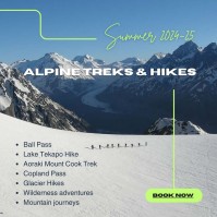 Looking for a new mountain adventure this summer? Join us on one of our alpine treks and hikes. We have options to suit all levels of adventure and experience.
Our friendly and professional NZMGA guides will look after you and ensure a safe and memorable experience.
#alpinehike #mountaintrek #hiketekapo #tekapoadventures #aorakimountcookadventures #mountainjourneys #nzmountains #southernalps #transalpine #ballpass #coplandpass #aoraki #aorakimountcook #aorakimountcooknationalpark #glacierhike #nzmga Aoraki Mt. Cook Adventures - Copland Pass Crossing - #170