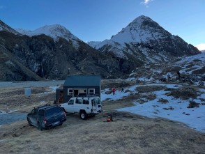 🎉🏔️ A 70th to remember! ❄️🥾
We put together a custom backcountry adventure for this family to help celebrate a very special birthday — three generations coming together for a great day in the mountains. 
🚙 The journey started with a 4WD mission up the wild and rugged Cass Valley, followed by a hike and snowshoe up to beautiful Lady Emily Hut. And of course tobogganing and snowball fights aplenty by Memorial Hut for the kids.
❄️ Glenmore Station and the mountains turned on the magic — crisp snow, blue skies, and stunning views all around. Such an awesome way to mark a milestone for this family — adventure, fresh air, and that feeling of being far away from it all.
🏔️ A great effort getting up the steep climb to the hut and the first time on snowshoes — now that’s how you turn 70!
📸 @elke_mountain_guide 
#BackcountryBirthday #LadyEmilyHut #CassValley #3GenerationsAdventure #FamilyAdventure #WinterWonderland #RealBackcountry #AlpineRecreation #SnowshoeNZ
@explorecassvalley  - Lady Emily Hut - #326
