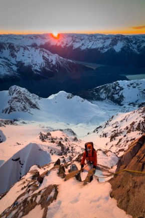 A truly exceptional ascent.
Congratulations to Nic and Richard and guides Thomas Vialletet and Tom Ripley for climbing Aoraki / Mount Cook via the East Ridge — one of the most spectacular and seldom-guided routes on the mountain.
The East Ridge demands commitment, precision, and good conditions. This isn’t a line that sees many guided ascents — the last recorded one was by Wolfgang Maier many years ago — and it’s a special moment to see it climbed again in fine style.
Huge respect to Nic and Richard for the dedication, preparation, and fitness required, and to Thomas and Tom for leading a world-class ascent on NZ’s highest peak.
What an awesome climb to start the alpine climbing season — and this one will stay in the memory for a long time.
🏔️ East Ridge, Aoraki / Mount Cook
📸 Thomas Vialletet
#aorakimountcook #mountcook #aorakimountcooknationalpark #alpineclimbing #guidedascent #mountaineering #alpinism #NZmountains #southernalps #NZMGA #weareifmga #AlpineRecreation #mountainguide - Mountaineering Skills & Alpine Climbing Courses - #382