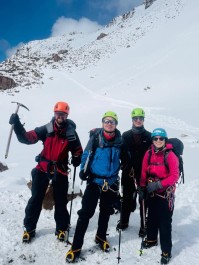 Just back from an epic few days on the Ball Pass Summit Trek in Aoraki / Mount Cook National Park — and wow, what a journey! 🌧️🥾
The hike in was a proper challenge: rough conditions and relentless terrain weaving up towards Caroline Hut. By the time we arrived, tired and sore, that warm, cosy haven with the fire crackling and a hot brew waiting felt like pure magic 🔥☕ — the perfect place to dry out and recharge after a hard slog. 
We woke to fresh snow, with more flakes still falling, so we spent some time sharpening alpine skills close to the hut — crampons, ice axe, and some abseiling — before the clouds finally lifted. And when they did… holy smokes. Aoraki and the Southern Alps revealed themselves in all their glory 🏔️❄️. Totally worth every step. 
Huge thanks to the mountains, the crew, and the unforgettable nights at Caroline Hut. Already dreaming of the next one. ✨
📸 P. Stevens
#BallPassSummit #AlpineTrek #MountainHiking #AorakiMountCook #CarolineHut #SouthernAlps #MountainAdventure #AlpineSkills #Crampons #IceAxe #Mountaineering #NZMGA #GuideLife - Aoraki Mt. Cook Adventures - #405