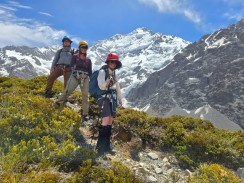 🏔️✨ Ball Pass Summit Trek
Up to Caroline Hut with epic views of the towering Caroline Face of Aoraki / Mount Cook — the backdrop was unreal. 😍🔥 
Explored along the beautiful Ball Ridge, soaking in sweeping alpine panoramas, then rounded it out with a scenic descent down the lower ridge. Every step was worth it. 🌄🥾 
A fun crew and unforgettable days in the high mountains. 🏔️☺️
Keen to join us for the next Ball Pass Summit Trek? Check out the details on our website:
🔗 https://alpinerecreation.com/new-zealand-alpine-hikes-trekking-and-snowshoeing/new-zealand-alpine-treks-and-hikes/ball-pass-summit-trek
📸 @wild_for_flowers
#BallPassSummitTrek #AorakiMountCook #CarolineHut #SouthernAlps #MountainHike - The Best Day Hikes & Walking Trails in Aoraki Mount Cook - #412